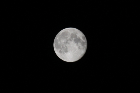 Moon on july 4